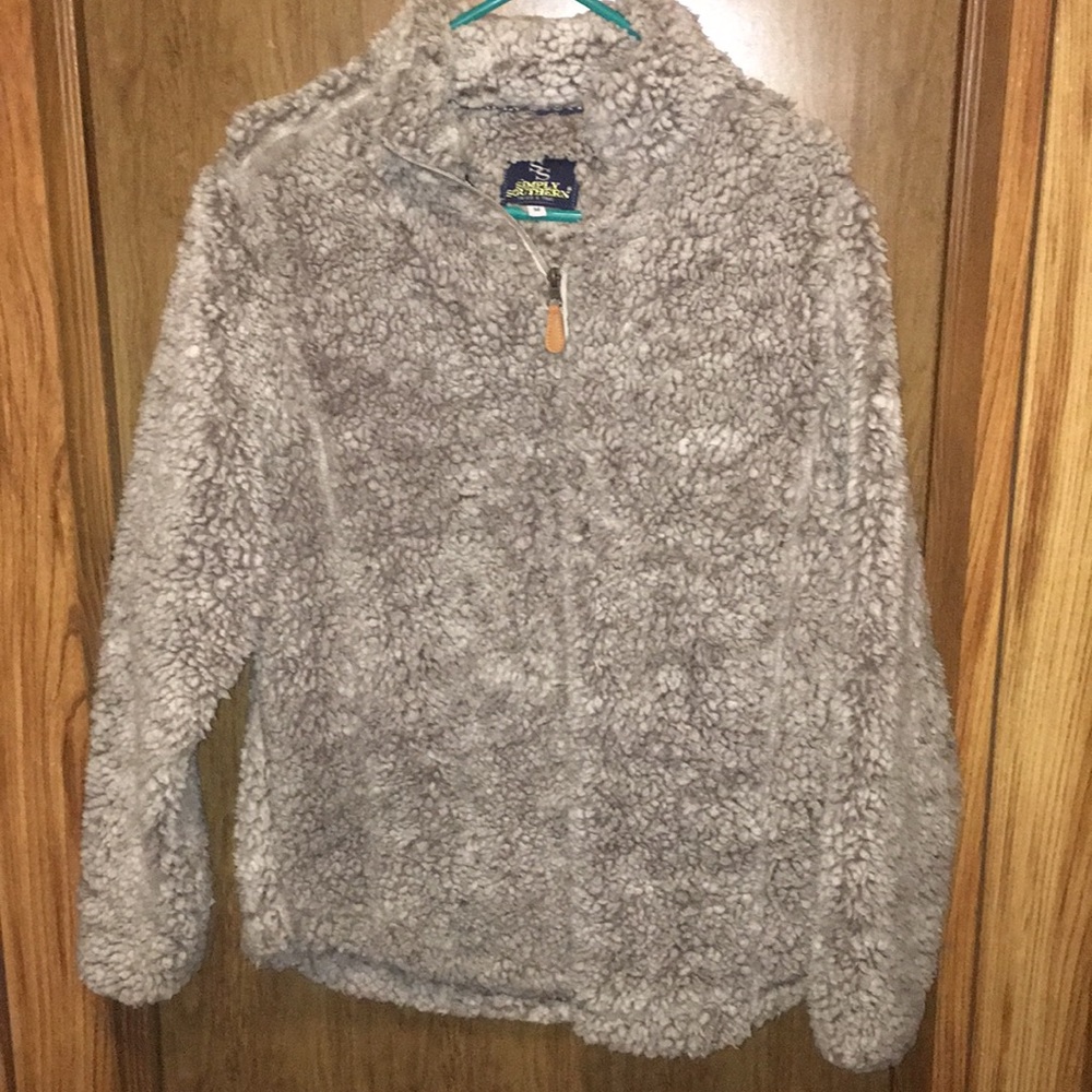 Gray/charcoal medium simply southern Sherpa
